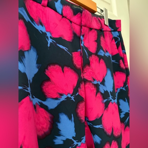 Banana Republic women’s Avery floral pants size 6 sateen slim - Picture 3 of 14